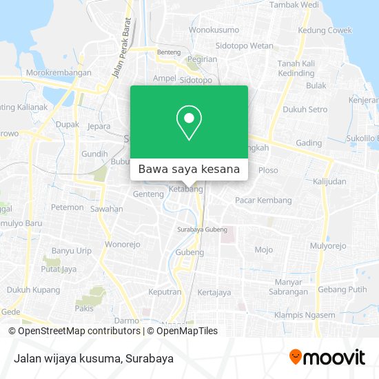 Peta Jalan wijaya kusuma