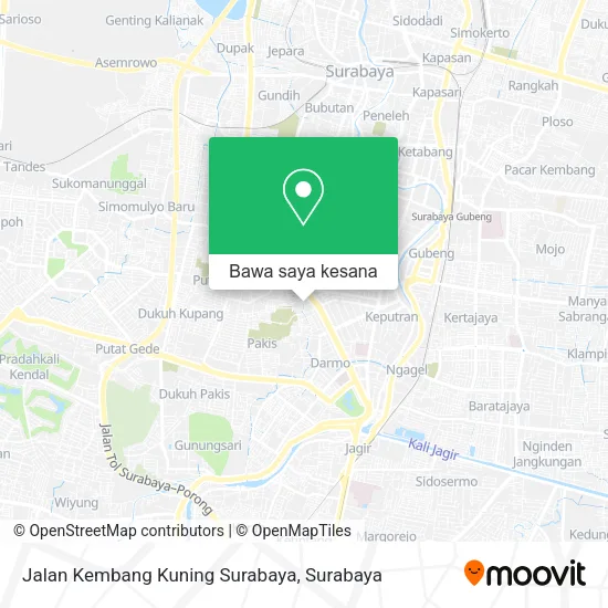 Peta Jalan Kembang Kuning Surabaya