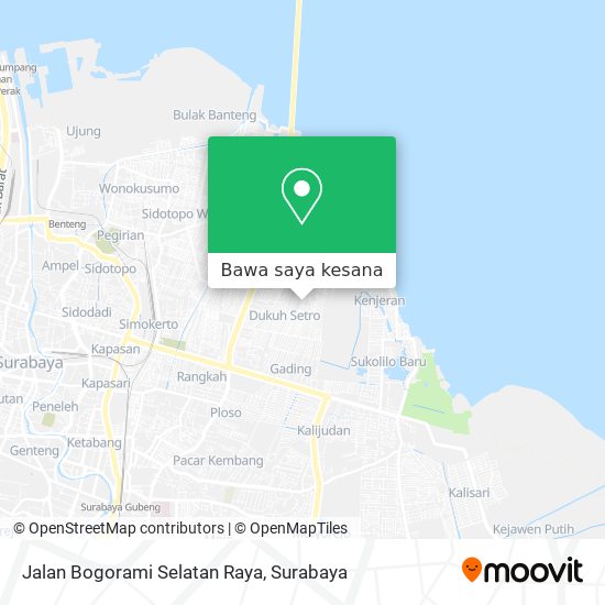 Peta Jalan Bogorami Selatan Raya