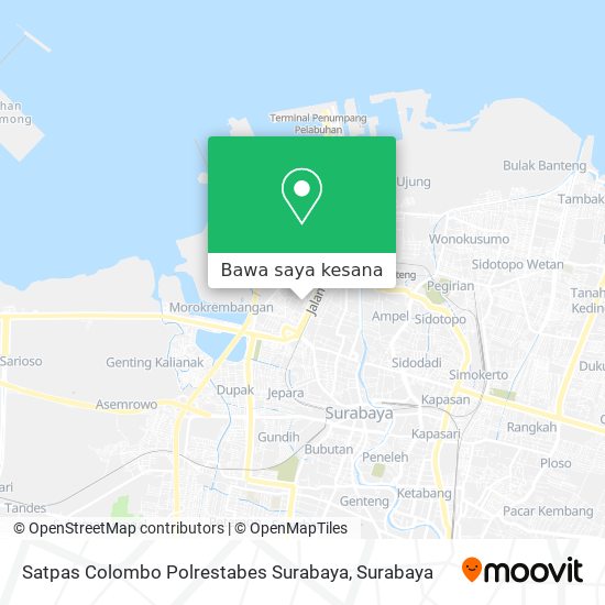 Peta Satpas Colombo Polrestabes Surabaya