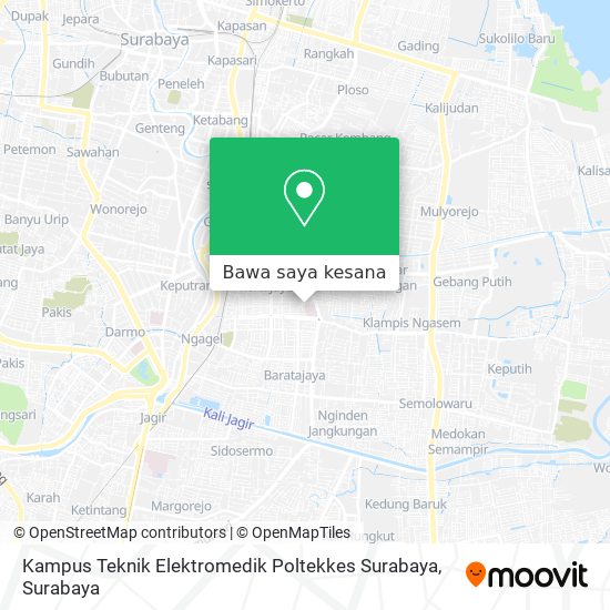 Peta Kampus Teknik Elektromedik Poltekkes Surabaya