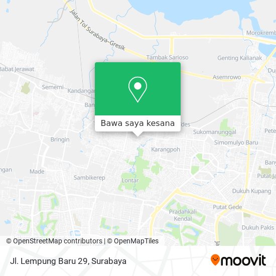 Peta Jl. Lempung Baru 29