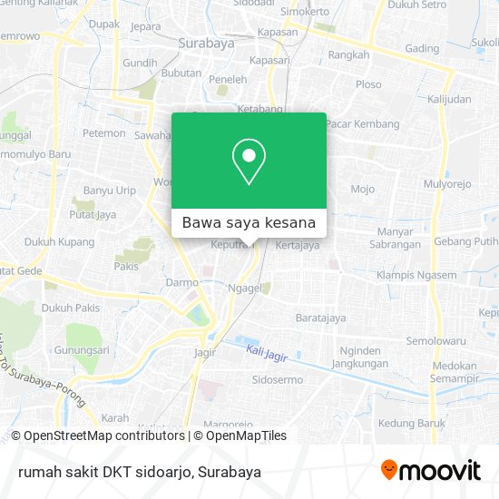 Peta rumah sakit DKT sidoarjo