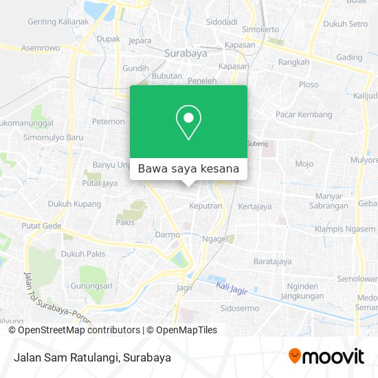 Peta Jalan Sam Ratulangi