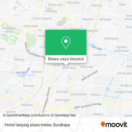 Peta Hotel tanjung plaza tretes