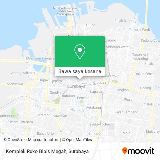 Peta Komplek Ruko Bibis Megah
