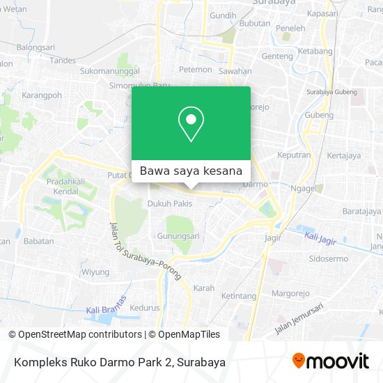 Peta Kompleks Ruko Darmo Park 2