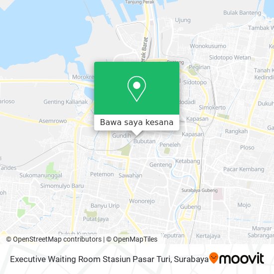 Peta Executive Waiting Room Stasiun Pasar Turi