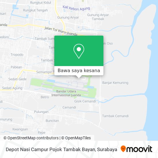 Peta Depot Nasi Campur Pojok Tambak Bayan