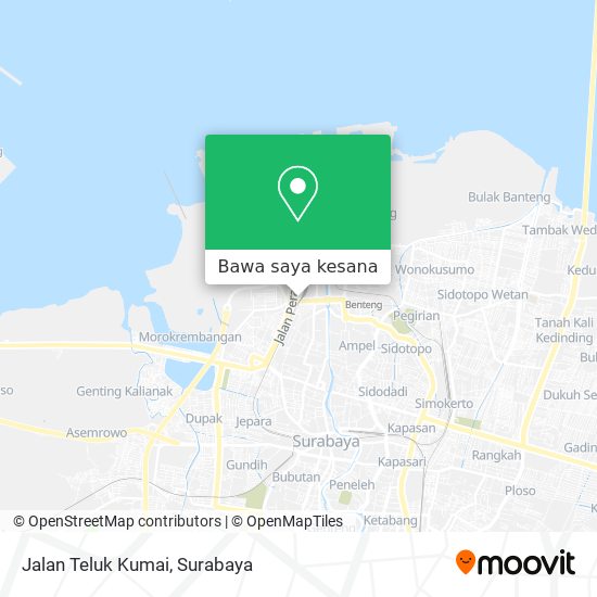 Peta Jalan Teluk Kumai