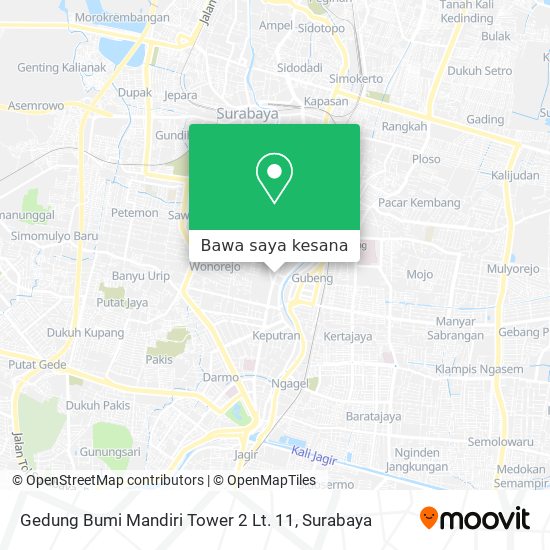 Peta Gedung Bumi Mandiri Tower 2 Lt. 11