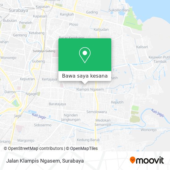 Peta Jalan Klampis Ngasem