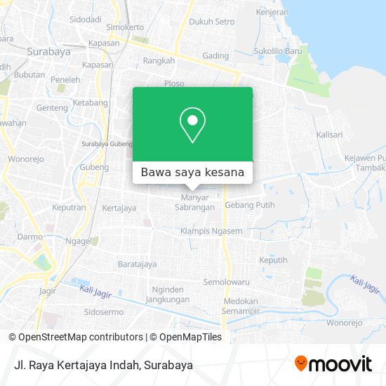 Peta Jl. Raya Kertajaya Indah
