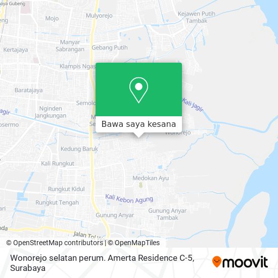 Peta Wonorejo selatan perum. Amerta Residence C-5