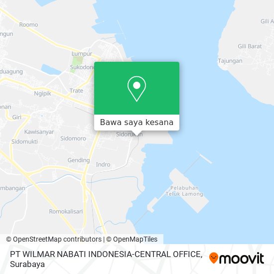 Peta PT WILMAR NABATI INDONESIA-CENTRAL OFFICE