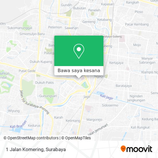 Peta 1 Jalan Komering