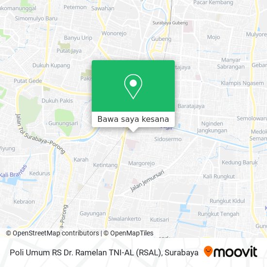 Peta Poli Umum RS Dr. Ramelan TNI-AL (RSAL)