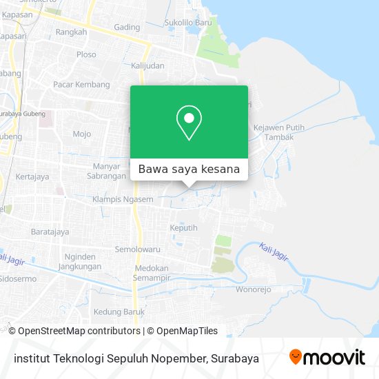Peta institut Teknologi Sepuluh Nopember