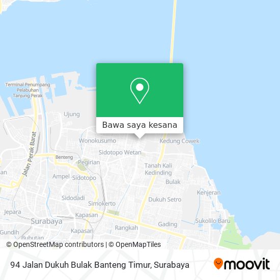 Peta 94 Jalan Dukuh Bulak Banteng Timur