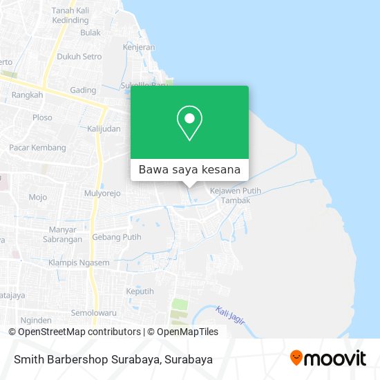 Peta Smith Barbershop Surabaya