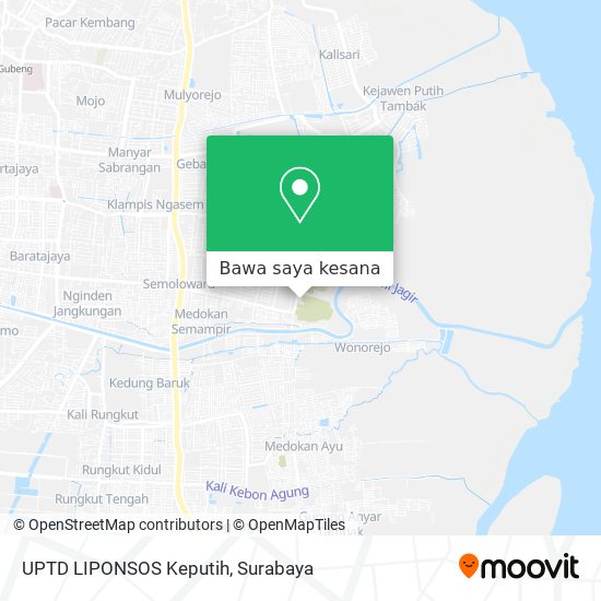 Peta UPTD LIPONSOS Keputih