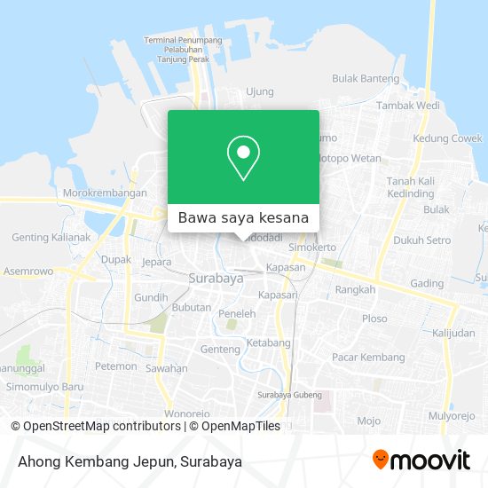 Peta Ahong Kembang Jepun