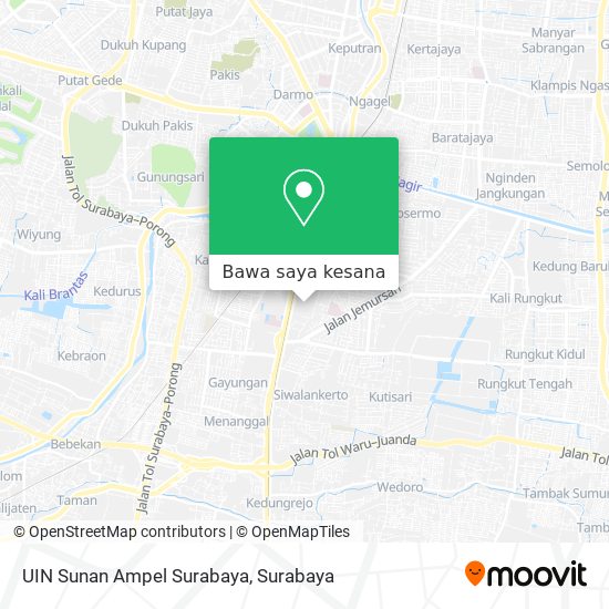 Peta UIN Sunan Ampel Surabaya