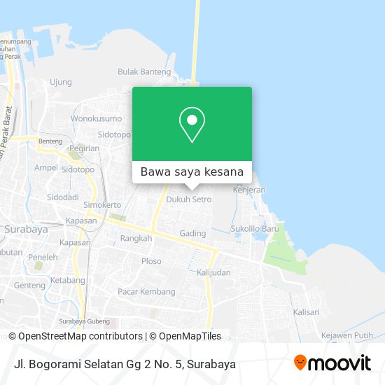 Peta Jl. Bogorami Selatan Gg 2 No. 5