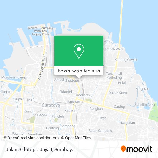 Peta Jalan Sidotopo Jaya I
