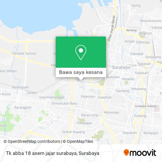 Peta Tk abba 18 asem jajar surabaya