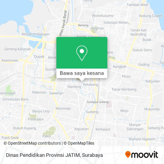 Peta Dinas Pendidikan Provinsi JATIM