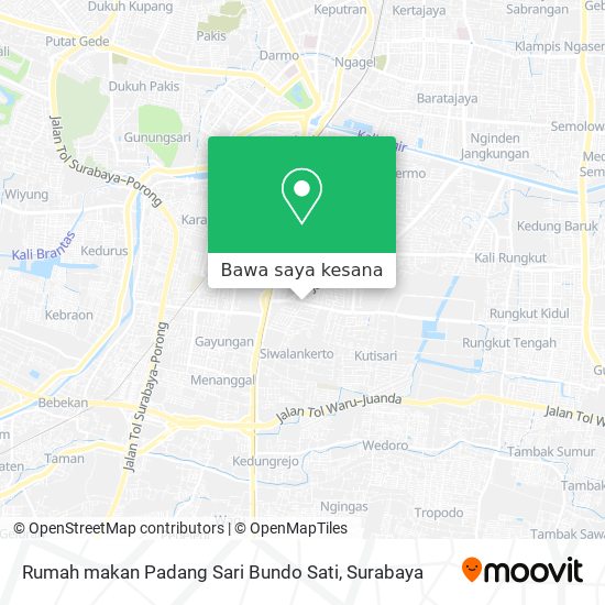 Peta Rumah makan Padang Sari Bundo Sati