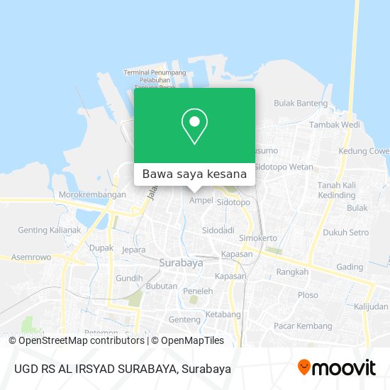 Peta UGD RS AL IRSYAD SURABAYA