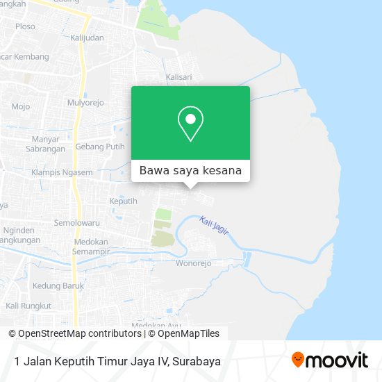 Peta 1 Jalan Keputih Timur Jaya IV