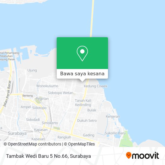 Peta Tambak Wedi Baru 5 No.66