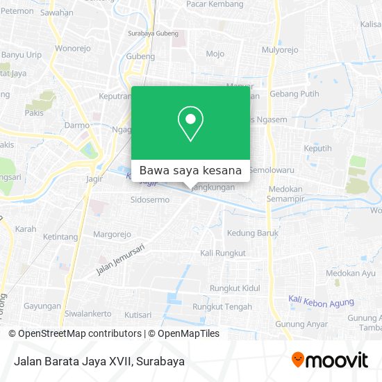 Peta Jalan Barata Jaya XVII