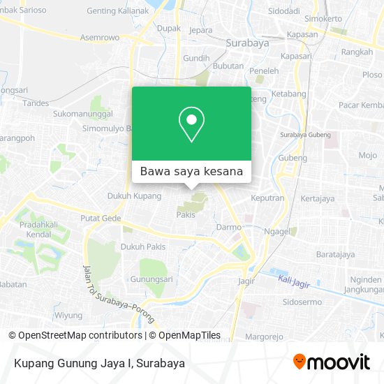 Peta Kupang Gunung Jaya I