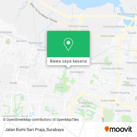 Peta Jalan Bumi Sari Praja