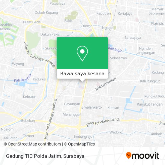 Peta Gedung TIC Polda Jatim
