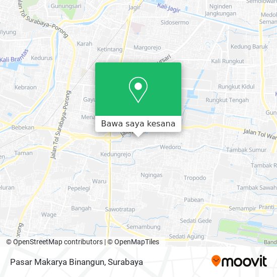 Peta Pasar Makarya Binangun