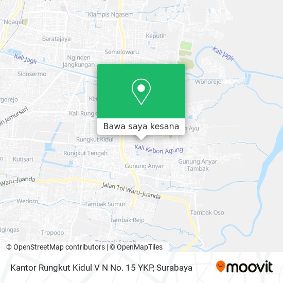 Peta Kantor Rungkut Kidul V N No. 15 YKP