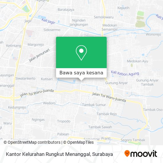 Peta Kantor Kelurahan Rungkut Menanggal