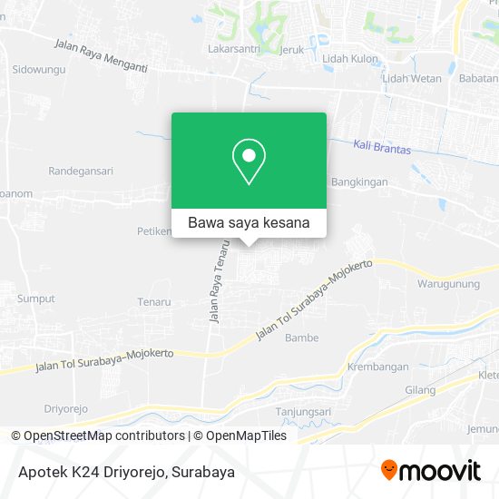 Peta Apotek K24 Driyorejo