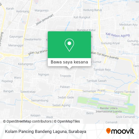 Peta Kolam Pancing Bandeng Laguna