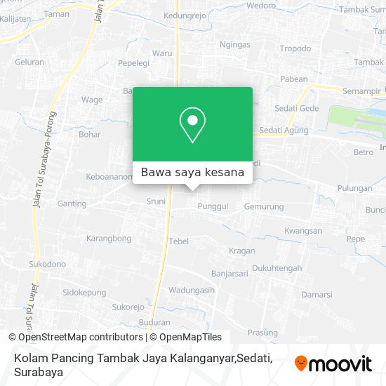 Peta Kolam Pancing Tambak Jaya Kalanganyar,Sedati