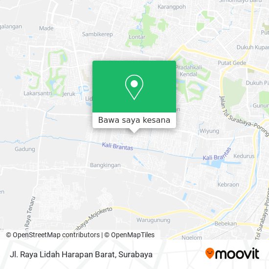 Peta Jl. Raya Lidah Harapan Barat