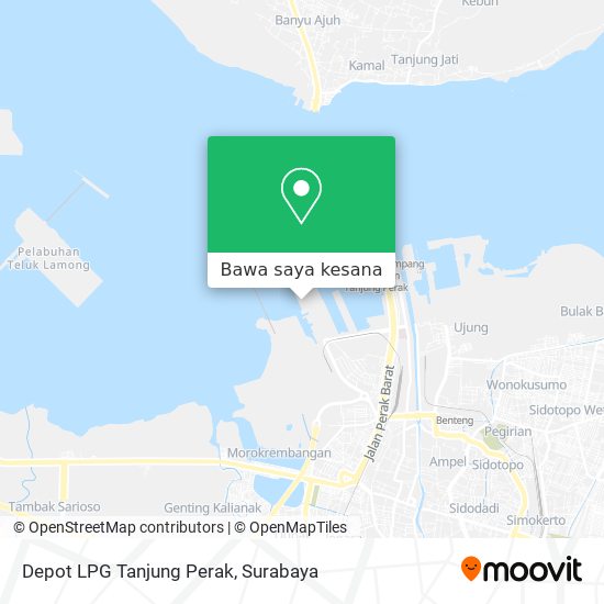 Peta Depot LPG Tanjung Perak