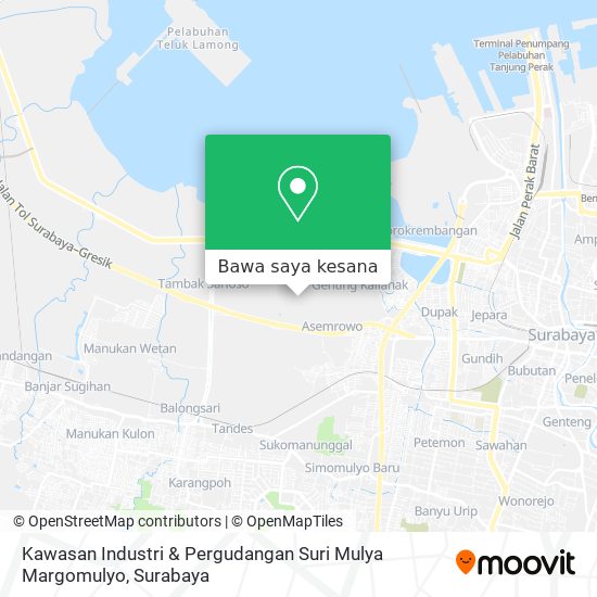 Peta Kawasan Industri & Pergudangan Suri Mulya Margomulyo
