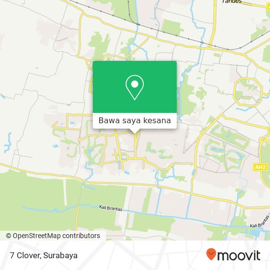 Peta 7 Clover, Jalan Taman Gapura Barat Sambikerep Surabaya 60212