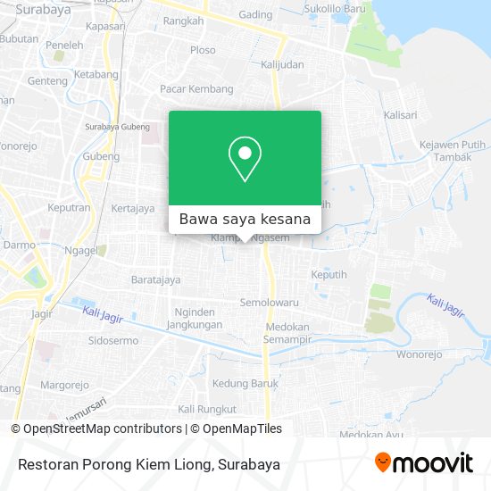 Peta Restoran Porong Kiem Liong